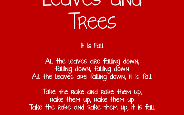 Leaves and Trees Theme