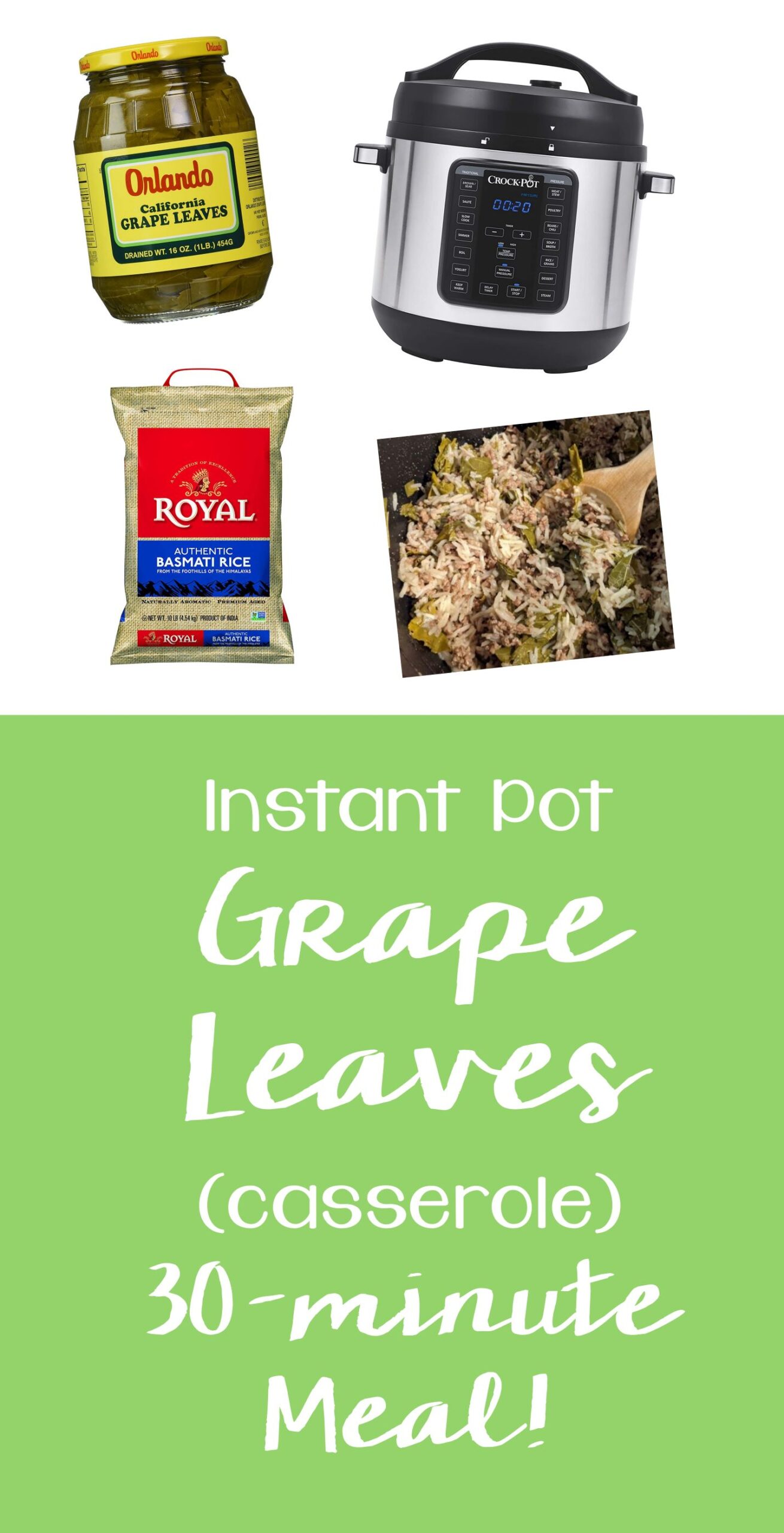 Instant Pot Grape Leaves